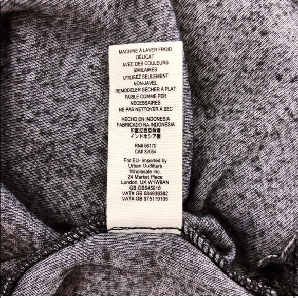 FREE PEOPLE Washed Velvet Doran Tee Gray S - Picture 8 of 8